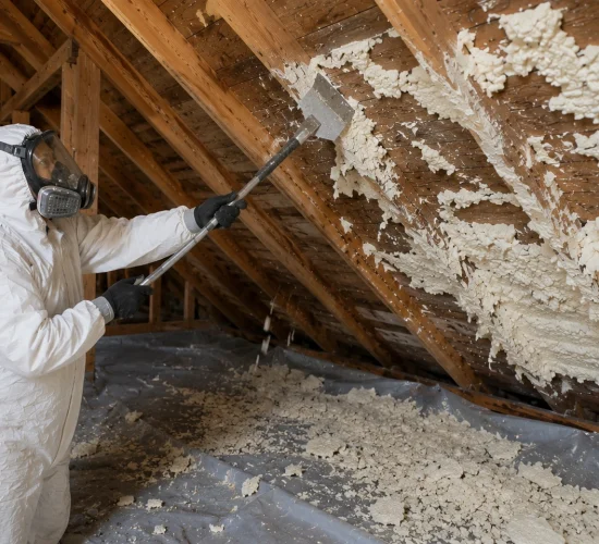 Loft Spray Foam Removal Services (2)